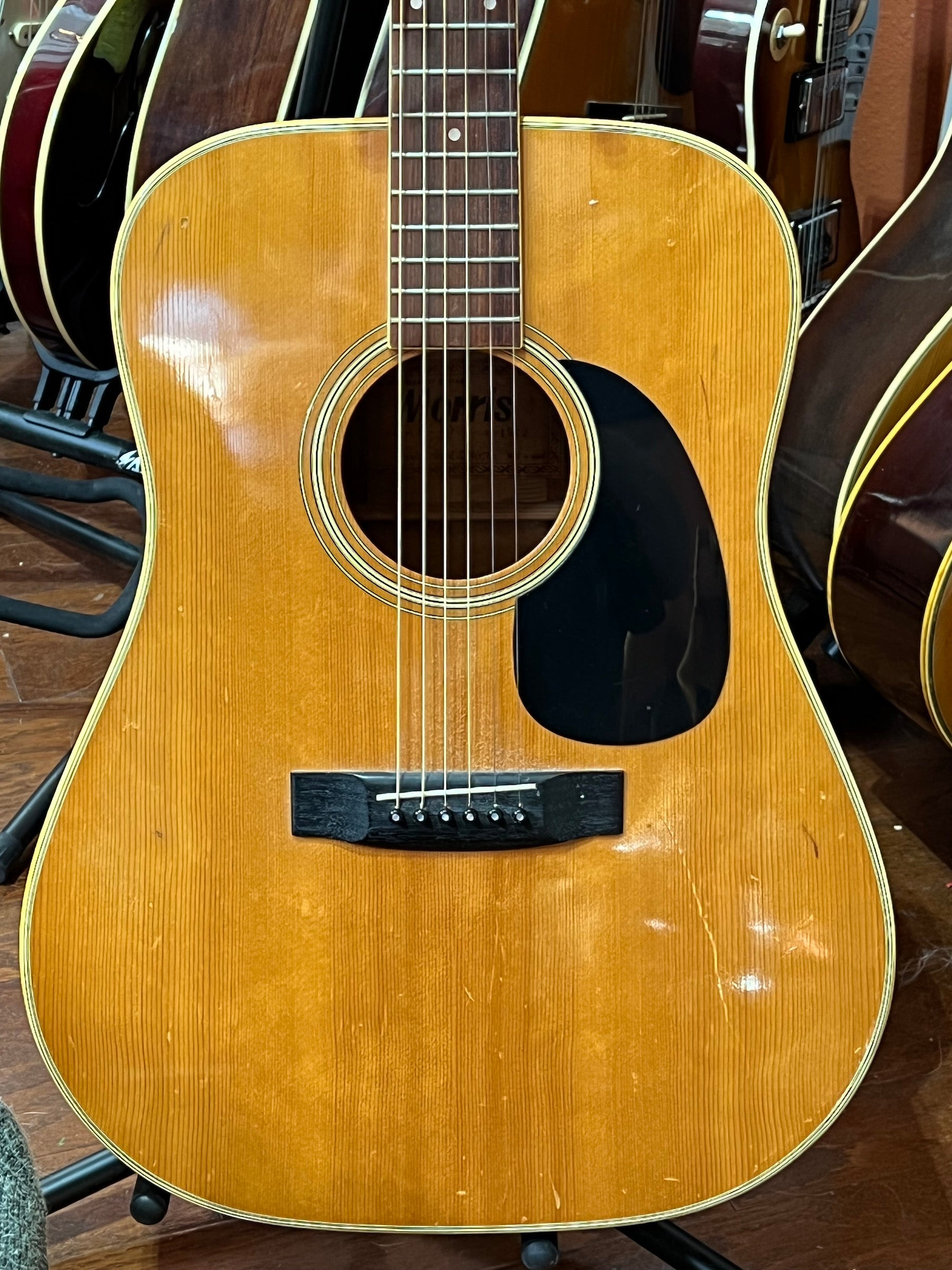 Morris W-40, 1972 Vintage Japanese Acoustic – Guitar Seekers Texas