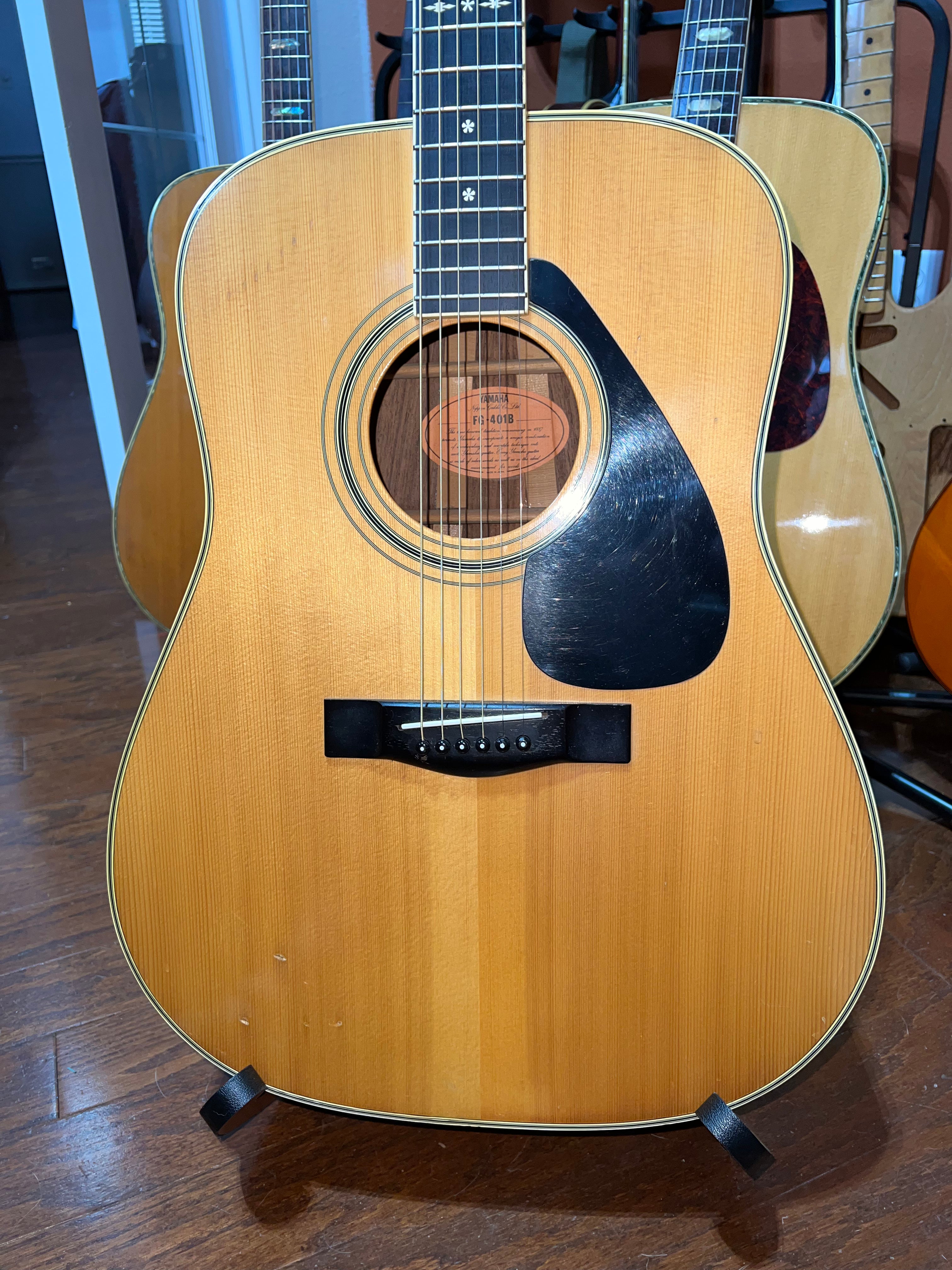 1970s Yamaha FG-401B – Nippon Gakki Acoustic Guitar- MIJ – Guitar 