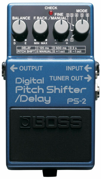BOSS PS-2 – Digital Variable Pitch Shifter/Delay – Free Ship 